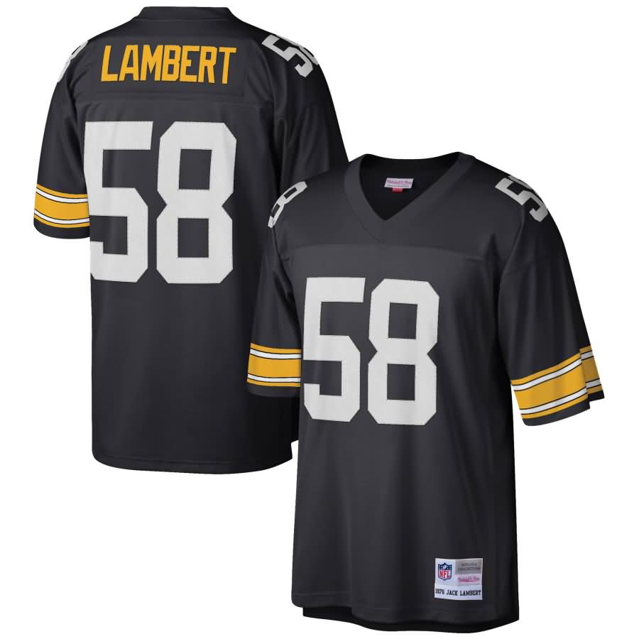 Jack Lambert Pittsburgh Steelers Mitchell & Ness Replica Retired Player Jersey - Black