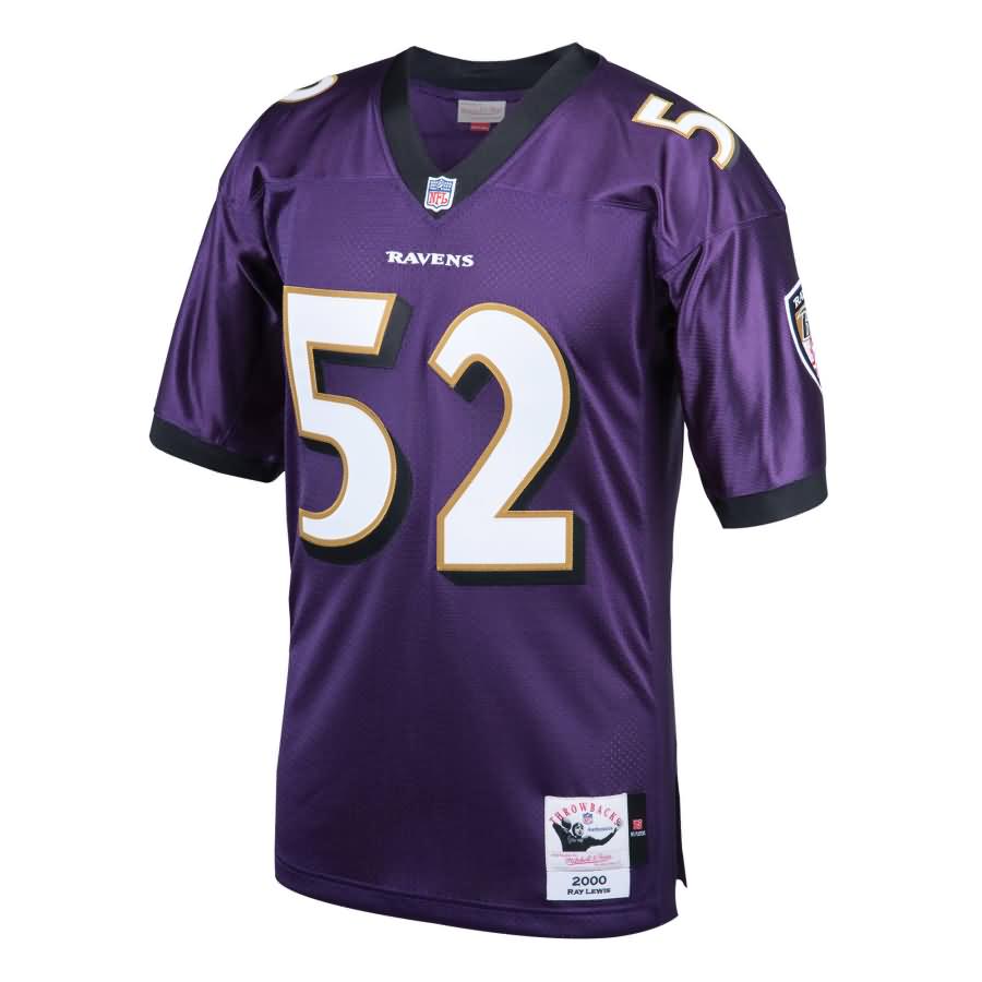 Ray Lewis Baltimore Ravens Mitchell & Ness 2000 Authentic Retired Player Jersey - Purple