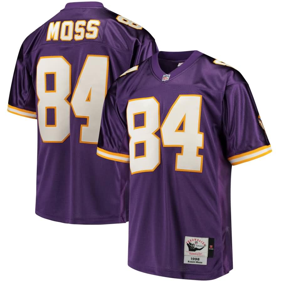 Randy Moss Minnesota Vikings Mitchell & Ness 1998 Authentic Retired Player Jersey - Purple