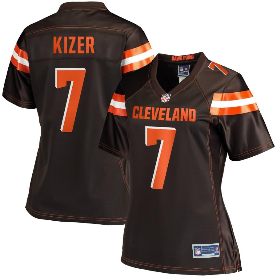 DeShone Kizer Cleveland Browns NFL Pro Line Women's Player Jersey - Brown