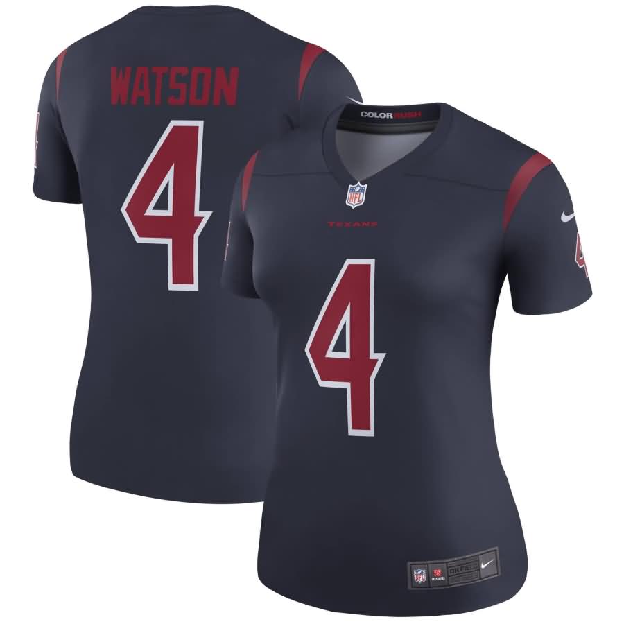Deshaun Watson Houston Texans Nike Women's Color Rush Legend Jersey - Navy