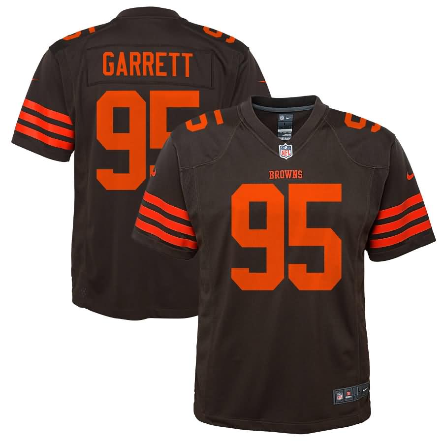 Myles Garrett Cleveland Browns Nike Youth Color Rush Game Jersey - Brown