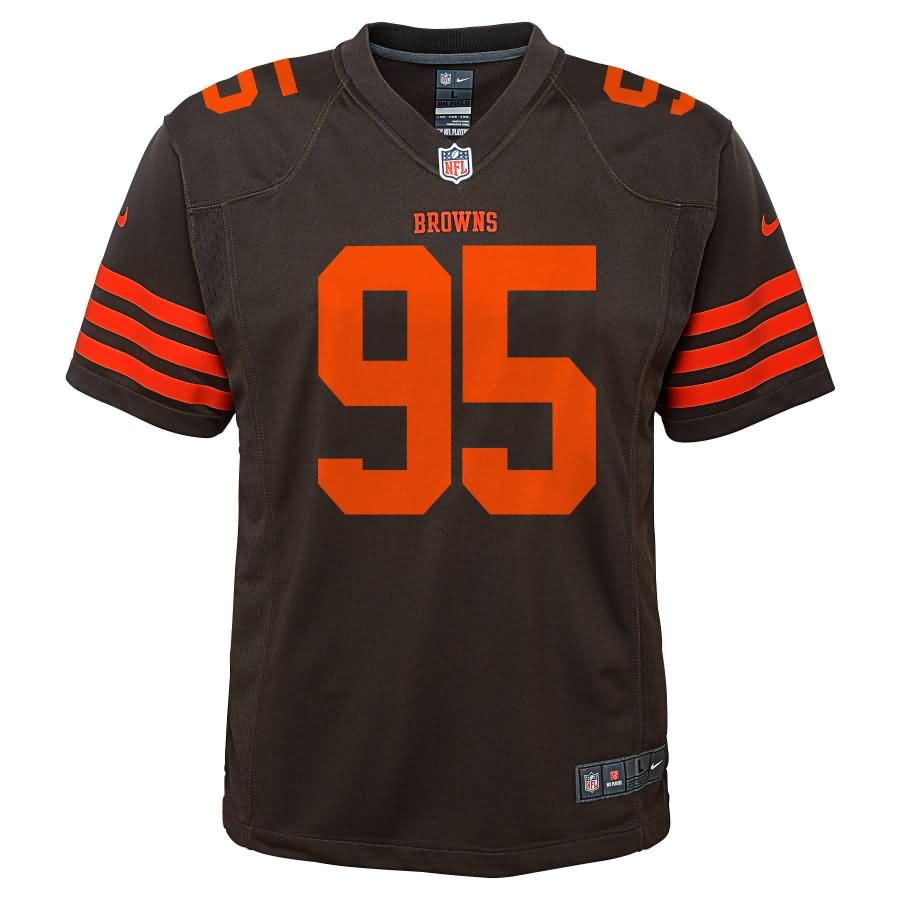 Myles Garrett Cleveland Browns Nike Youth Color Rush Game Jersey - Brown