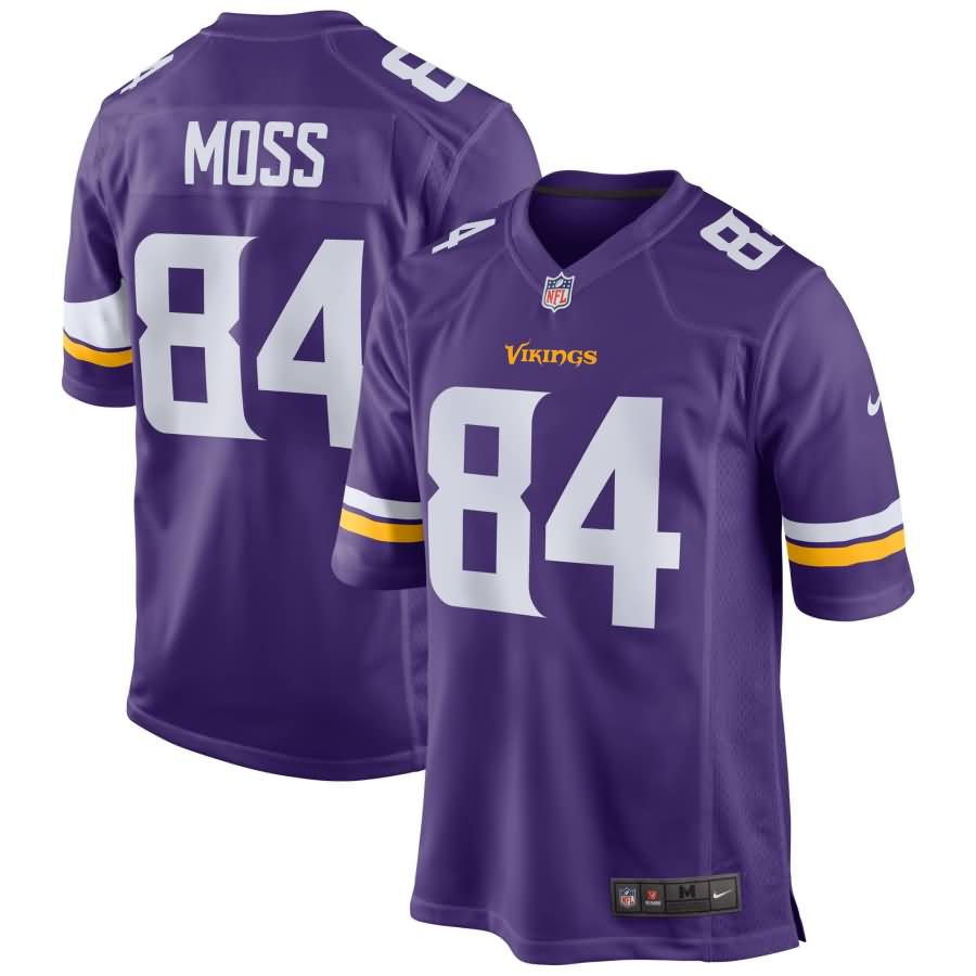 Randy Moss Minnesota Vikings Nike Retired Player Game Jersey - Purple