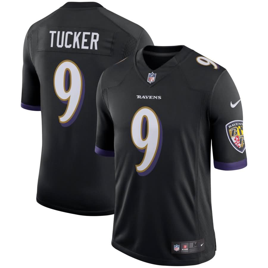 Justin Tucker Baltimore Ravens Nike Speed Machine Limited Jersey - Black