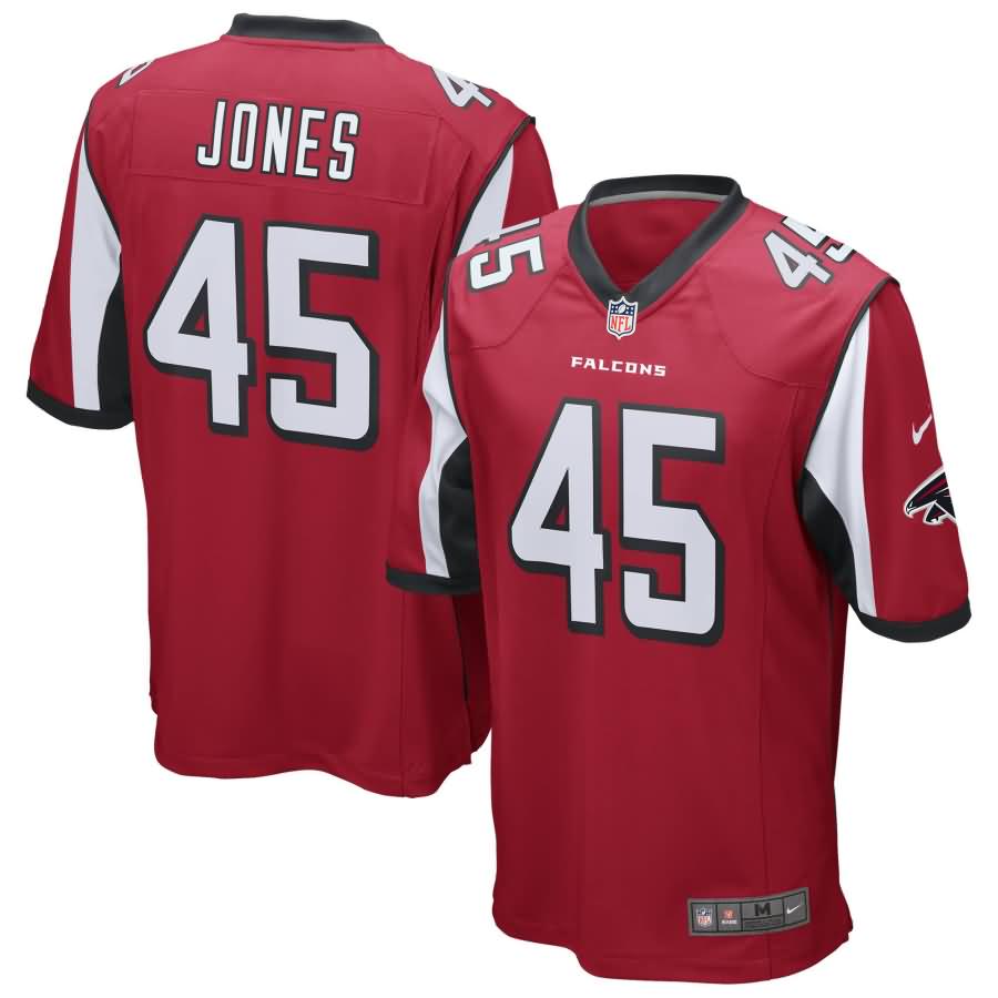 Deion Jones Atlanta Falcons Nike Game Jersey - Red