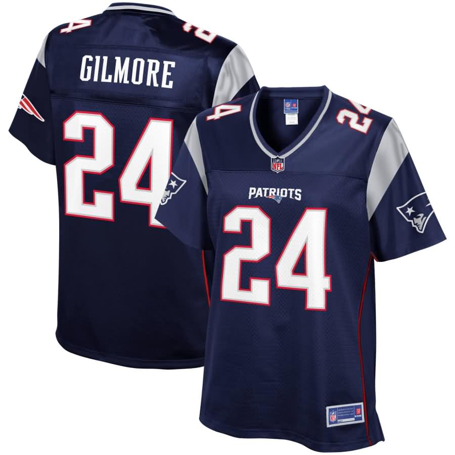 Stephon Gilmore New England Patriots NFL Pro Line Women's Player Jersey - Navy