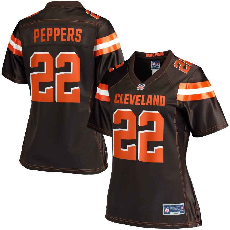 Jabrill Peppers Cleveland Browns NFL Pro Line Women's Player Jersey - Brown