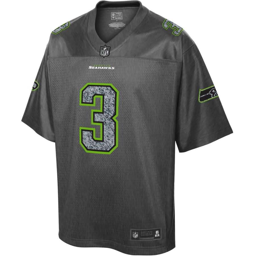 Russell Wilson Seattle Seahawks NFL Pro Line Fashion Static Jersey - Gray