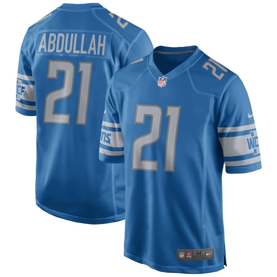 Ameer Abdullah Detroit Lions Nike Game Player Jersey - Blue