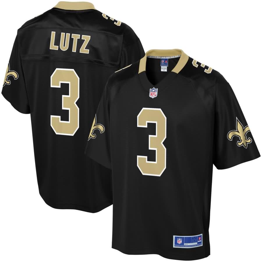 Wil Lutz New Orleans Saints NFL Pro Line Team Color Player Jersey - Black