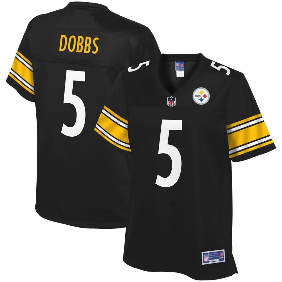 Joshua Dobbs Pittsburgh Steelers NFL Pro Line Women's Team Color Player Jersey - Black