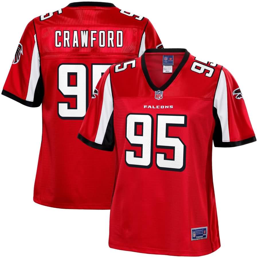 Jack Crawford Atlanta Falcons NFL Pro Line Women's Team Color Player Jersey - Red