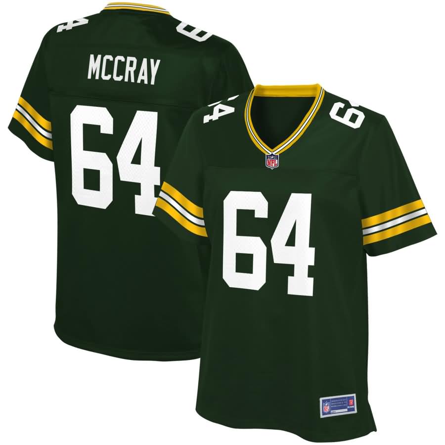 Justin McCray Green Bay Packers NFL Pro Line Women's Team Color Player Jersey - Green