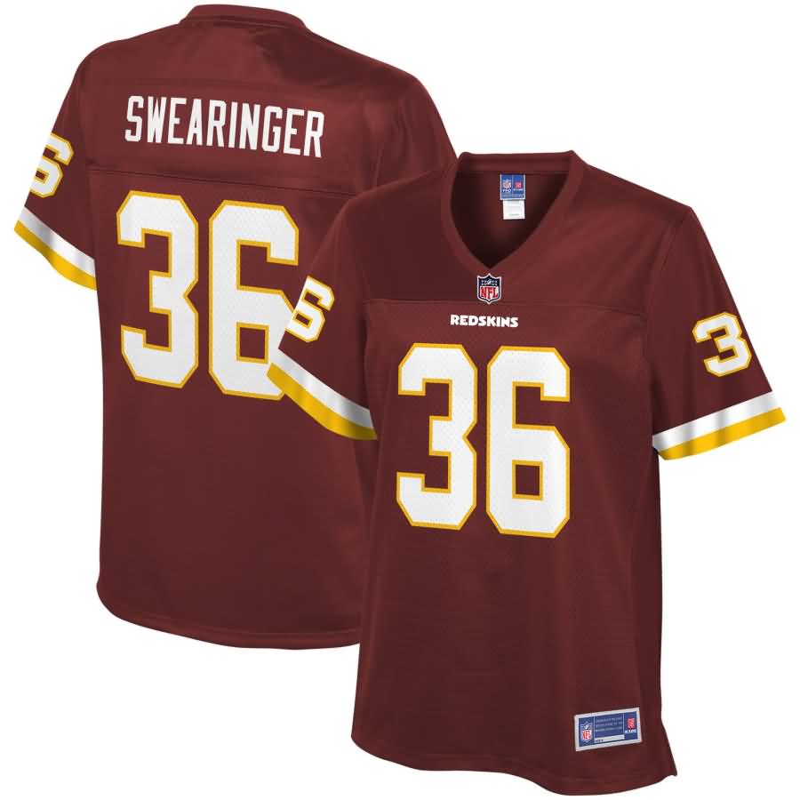 D.J. Swearinger Washington Redskins NFL Pro Line Women's Team Color Player Jersey - Burgundy
