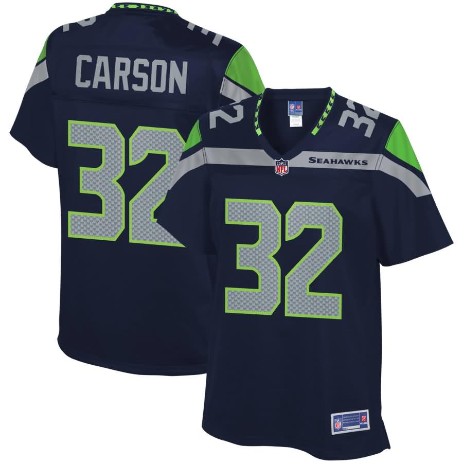 Chris Carson Seattle Seahawks NFL Pro Line Women's Team Color Player Jersey - College Navy
