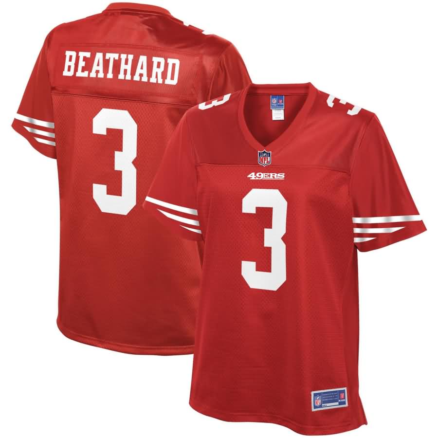 C.J. Beathard San Francisco 49ers NFL Pro Line Women's Team Color Player Jersey - Scarlet