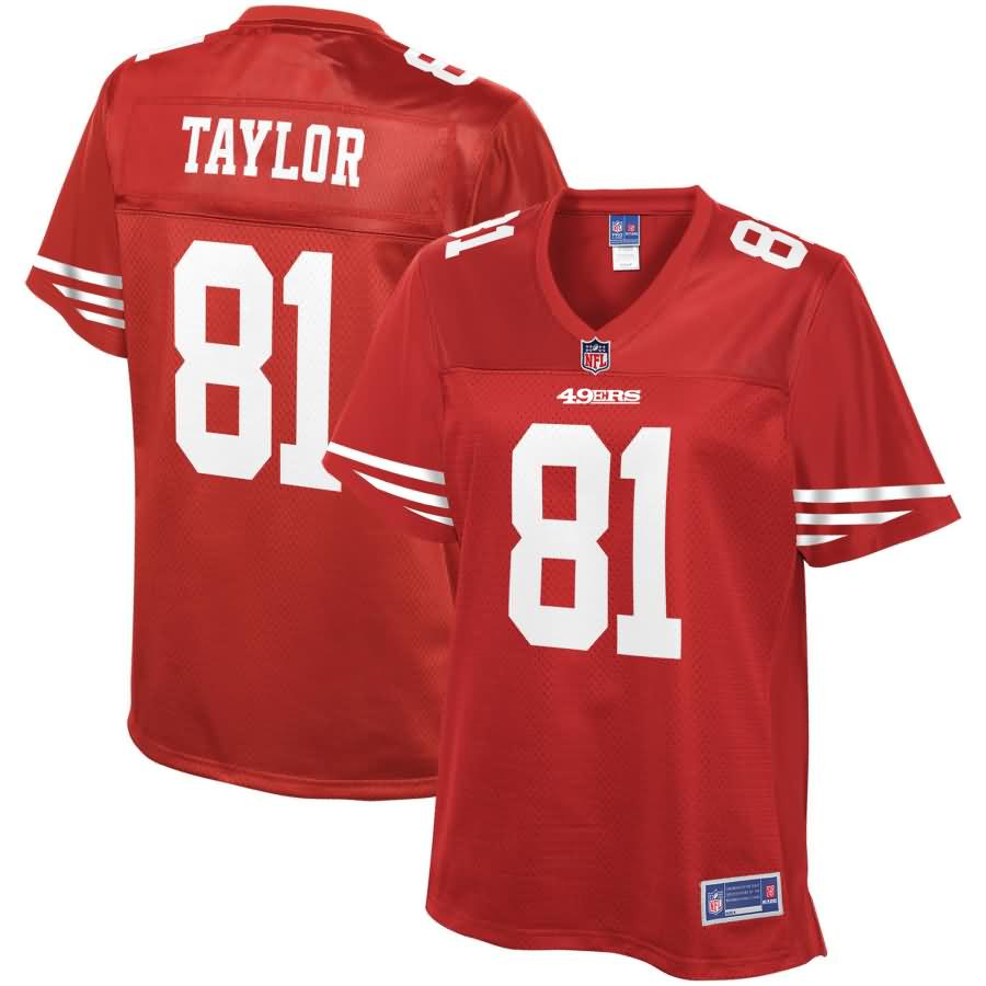 Trent Taylor San Francisco 49ers NFL Pro Line Women's Team Color Player Jersey - Scarlet
