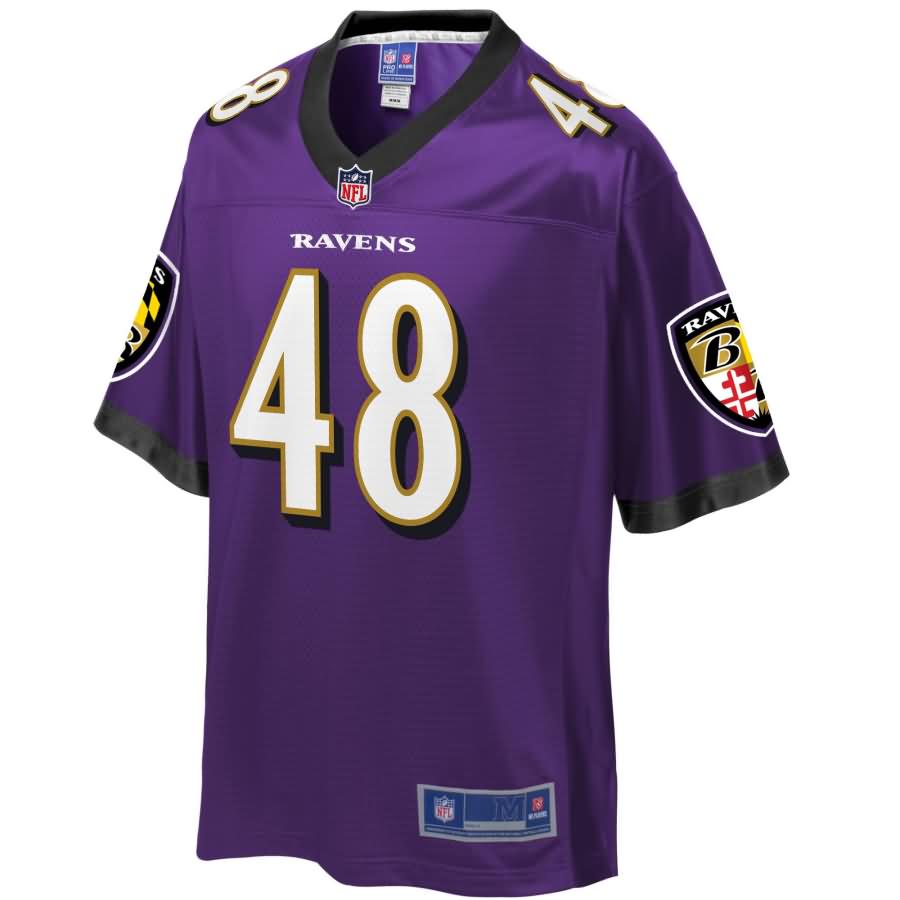 Patrick Onwuasor Baltimore Ravens NFL Pro Line Team Color Player Jersey - Purple