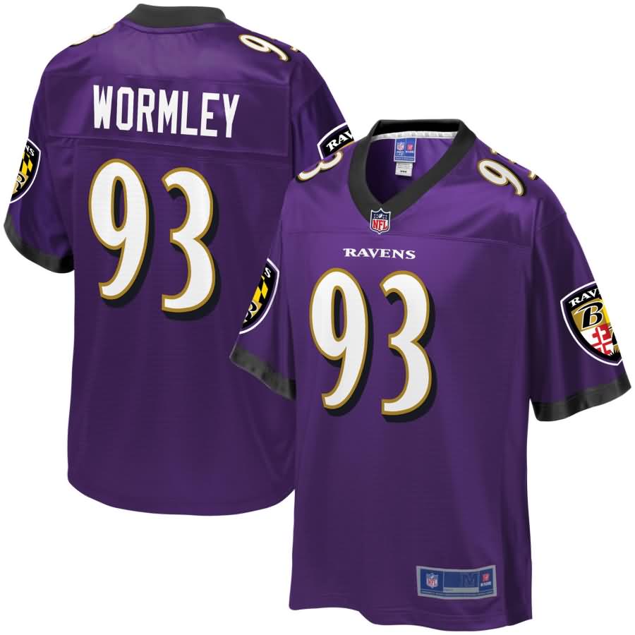 Chris Wormley Baltimore Ravens NFL Pro Line Team Color Player Jersey - Purple