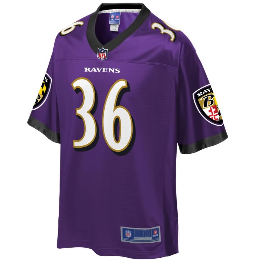 Chuck Clark Baltimore Ravens NFL Pro Line Youth Team Color Player Jersey - Purple