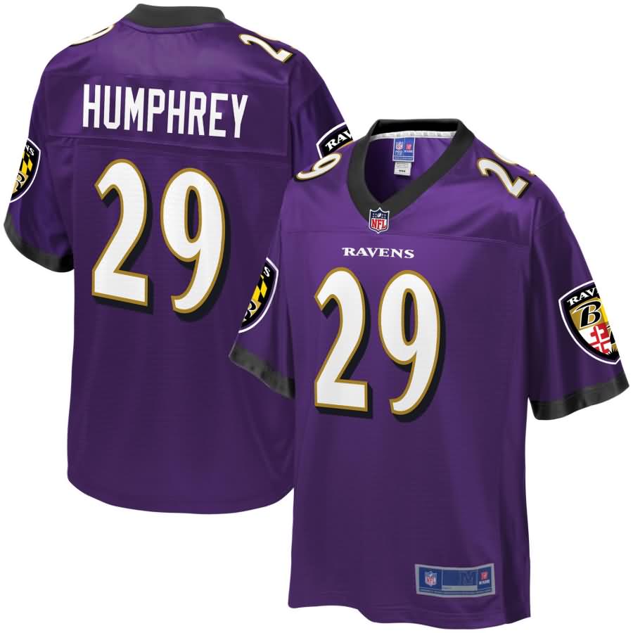 Marlon Humphrey Baltimore Ravens NFL Pro Line Youth Team Color Player Jersey - Purple