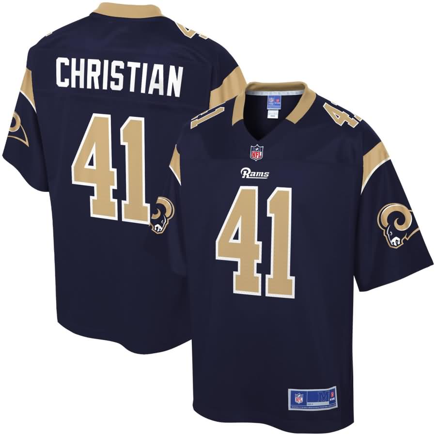 Marqui Christian Los Angeles Rams NFL Pro Line Player Jersey - Navy