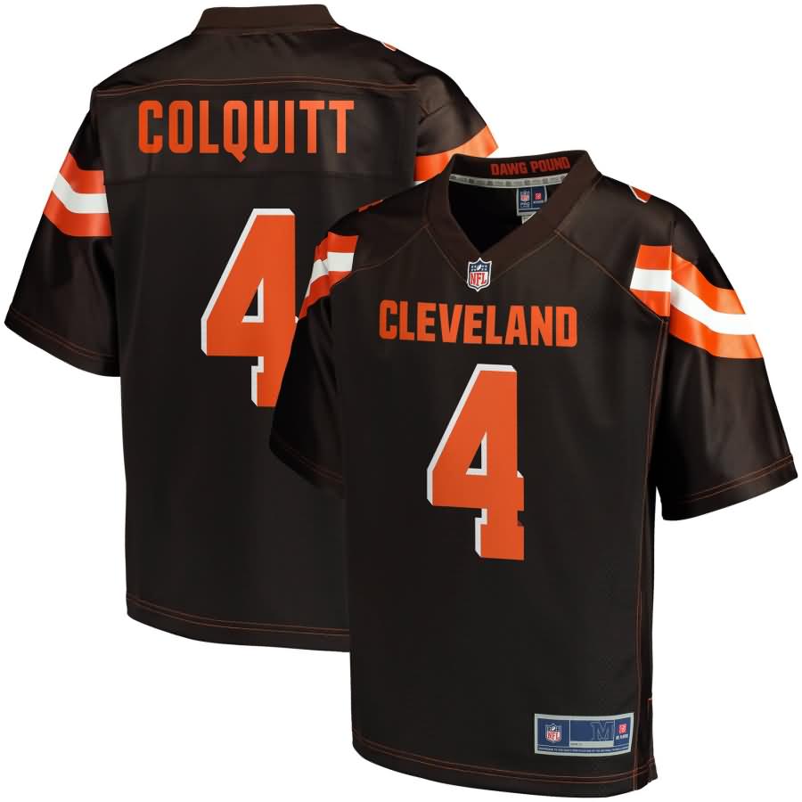 Britton Colquitt Cleveland Browns NFL Pro Line Player Jersey - Brown