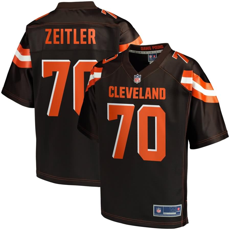 Kevin Zeitler Cleveland Browns NFL Pro Line Youth Player Jersey - Brown