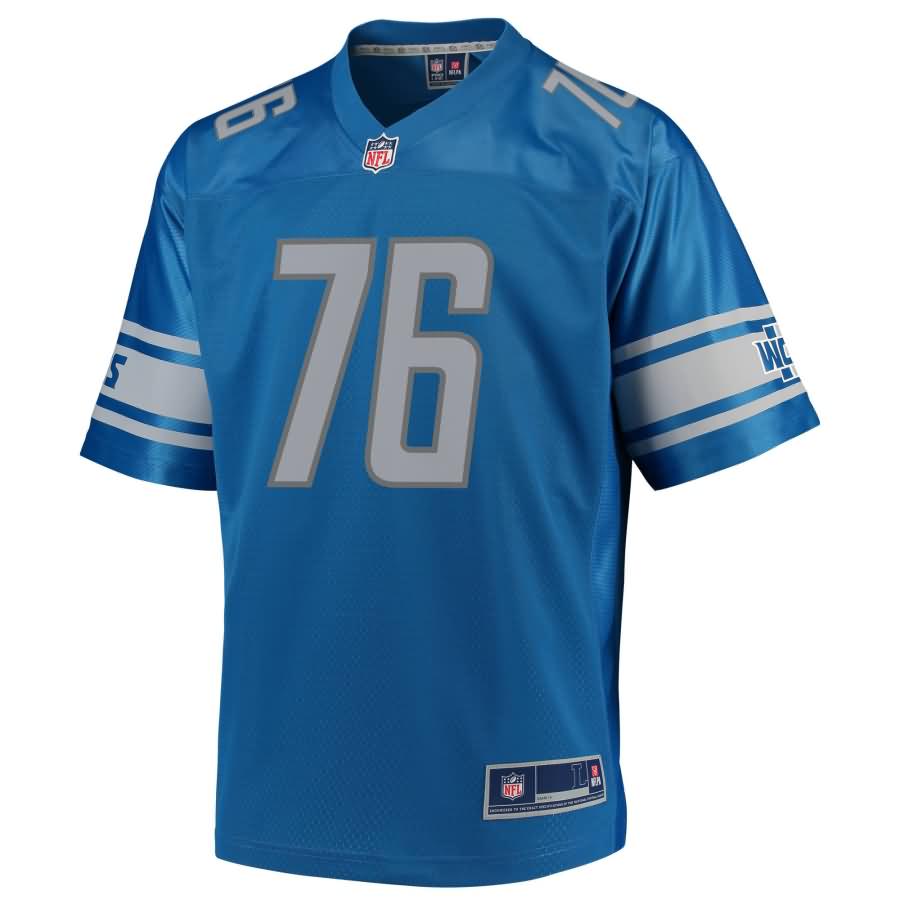 T.J. Lang Detroit Lions NFL Pro Line Team Color Player Jersey - Blue