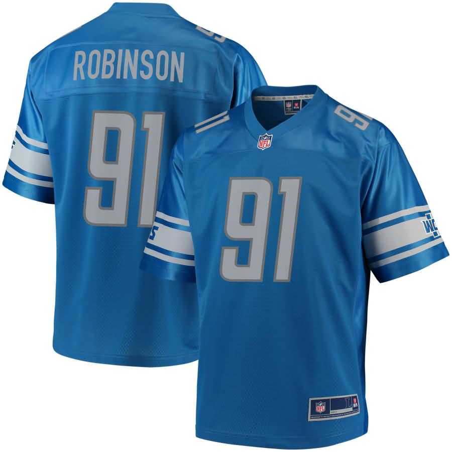A'Shawn Robinson Detroit Lions NFL Pro Line Team Color Player Jersey - Blue