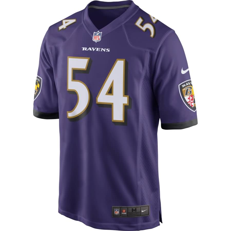 Tyus Bowser Baltimore Ravens Nike NFL Draft Game Jersey - Purple