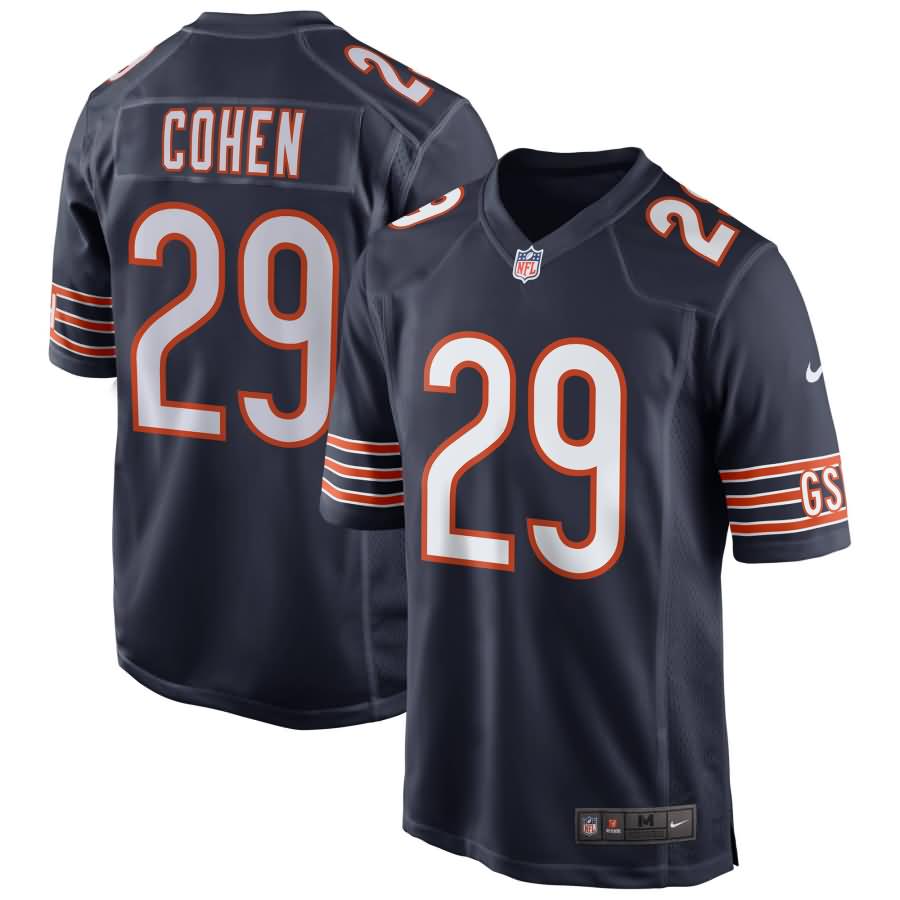 Tarik Cohen Chicago Bears Nike NFL Draft Game Jersey - Navy