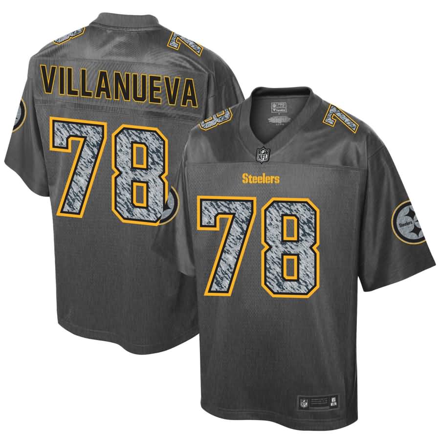 Alejandro Villanueva Pittsburgh Steelers NFL Pro Line Fashion Static Jersey - Gray