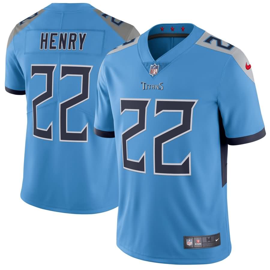 Derrick Henry Tennessee Titans Nike New 2018 Vapor Untouchable Limited Jersey - Light Blue