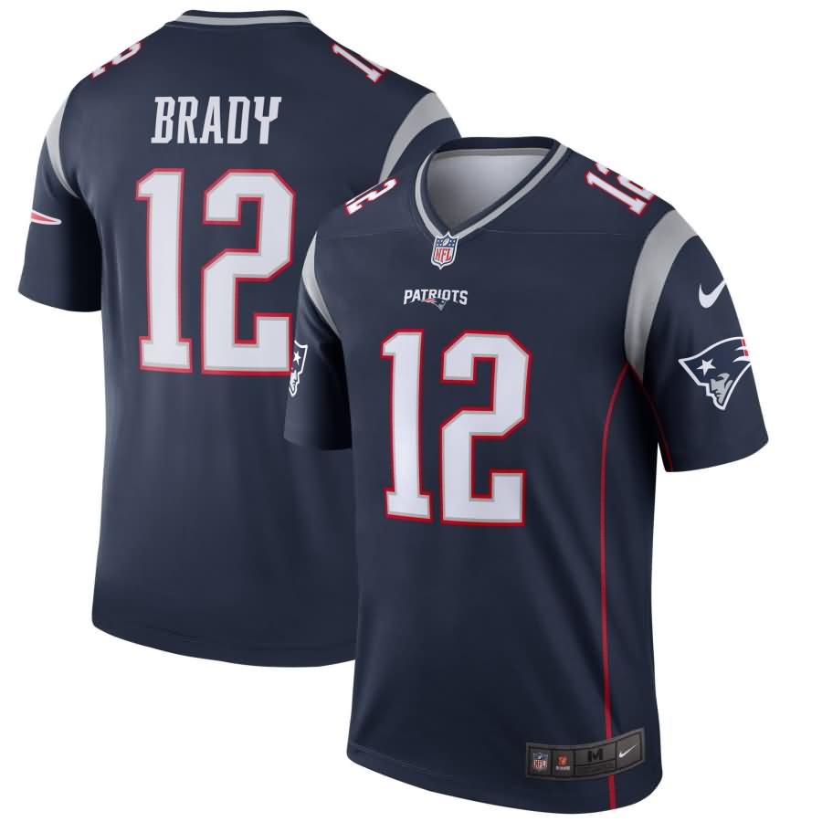 Tom Brady New England Patriots Nike Legend Jersey - Navy