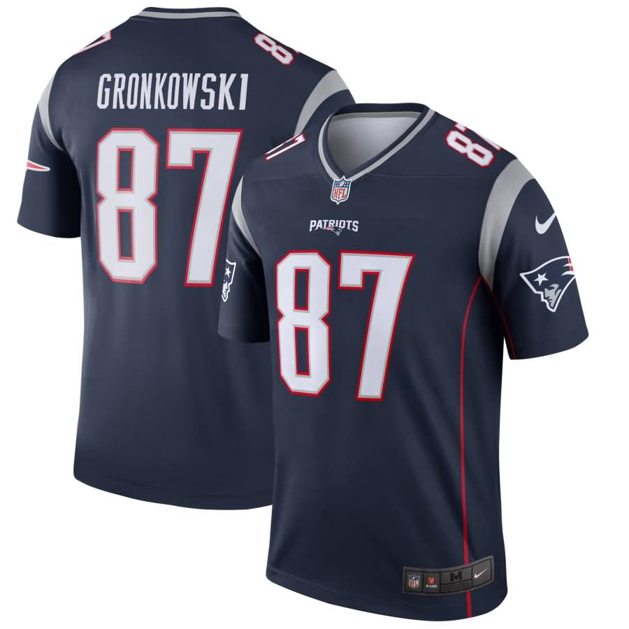 Rob Gronkowski New England Patriots Nike Legend Jersey - Navy