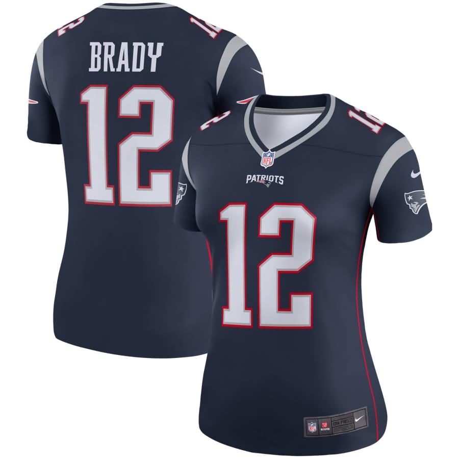 Tom Brady New England Patriots Nike Women's Legend Jersey - Navy