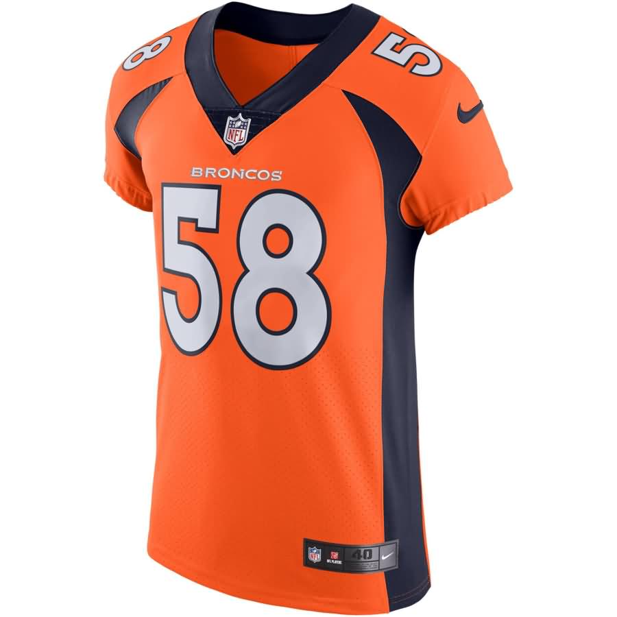 Von Miller Denver Broncos Nike Alternate Vapor Untouchable Elite Jersey - Orange