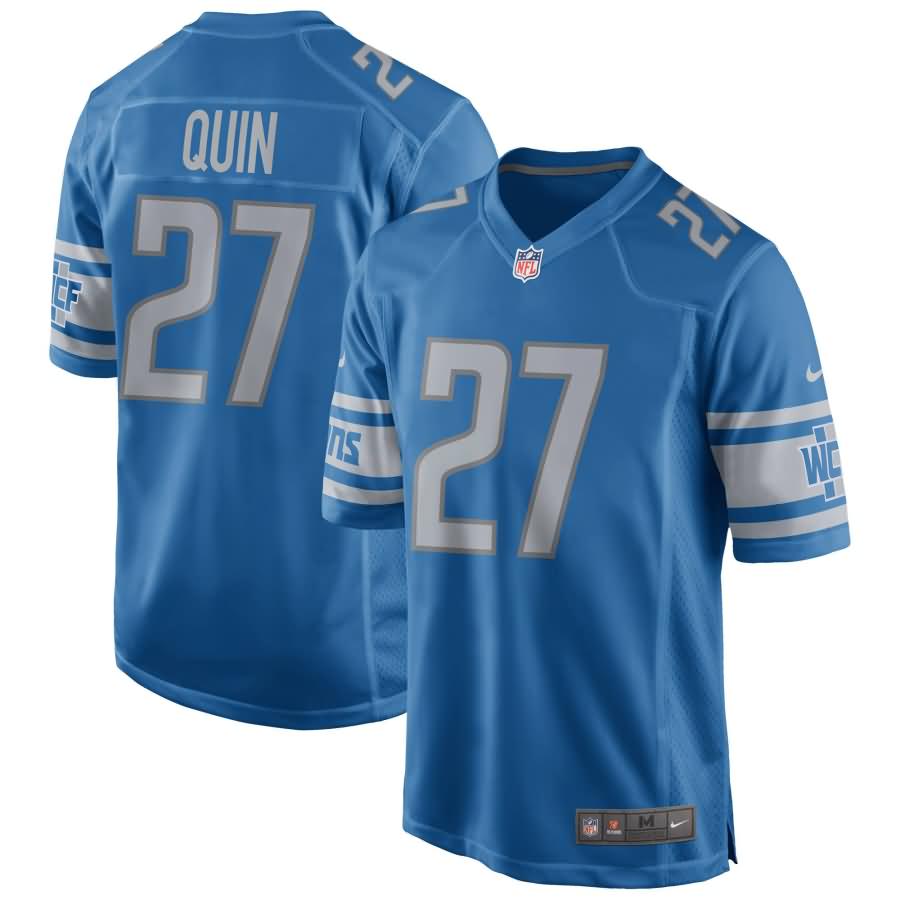 Glover Quin Detroit Lions Nike NFL Draft Game Jersey - Blue