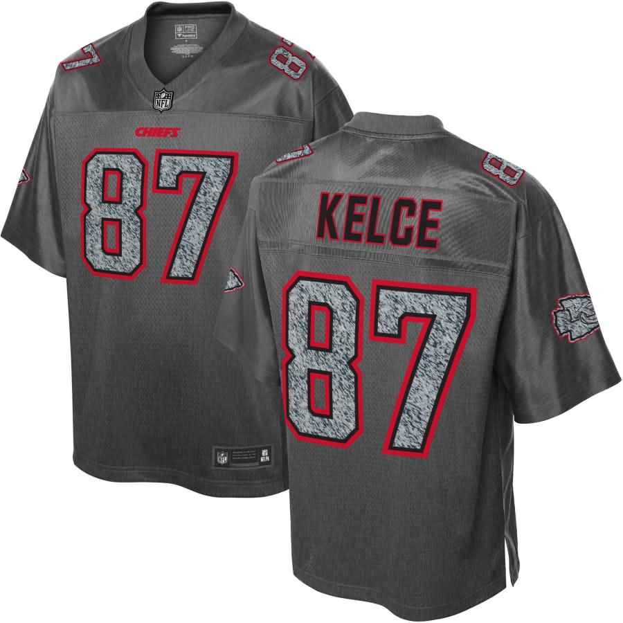 Travis Kelce Kansas City Chiefs NFL Pro Line Fashion Static Jersey - Gray