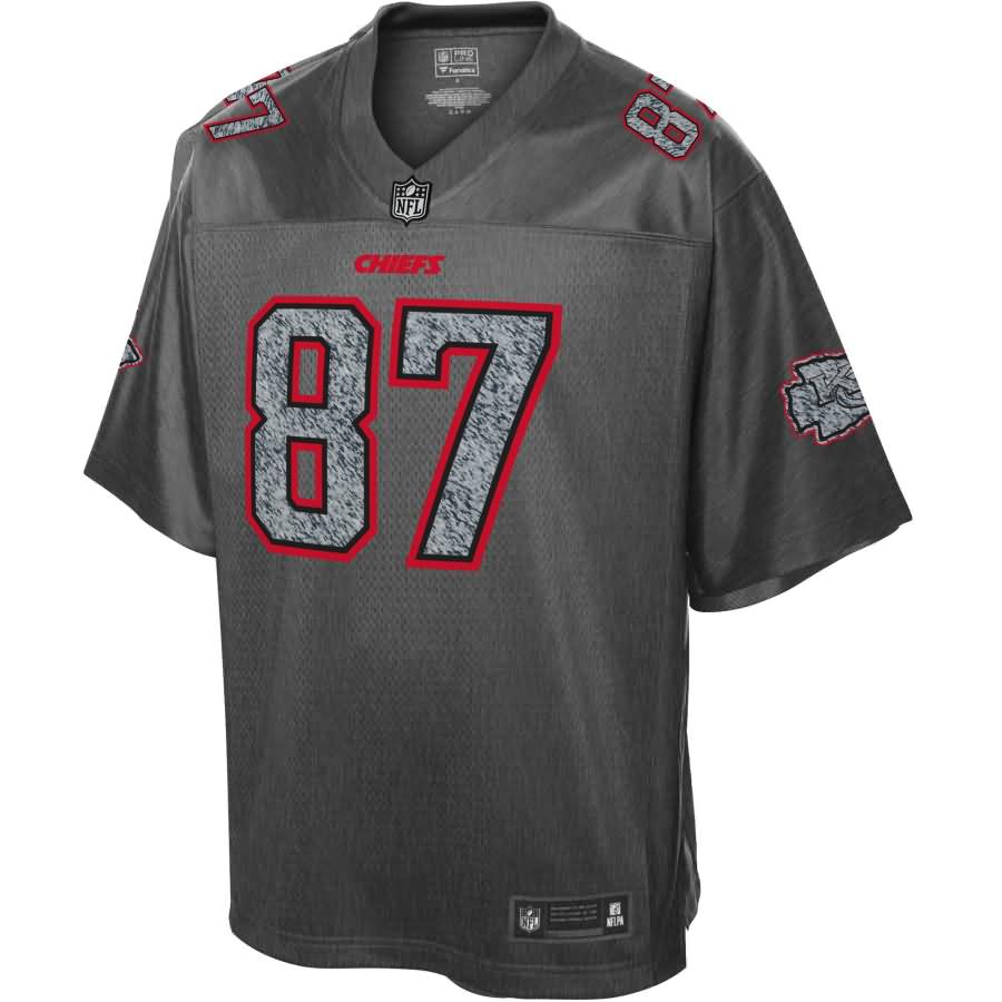 Travis Kelce Kansas City Chiefs NFL Pro Line Fashion Static Jersey - Gray