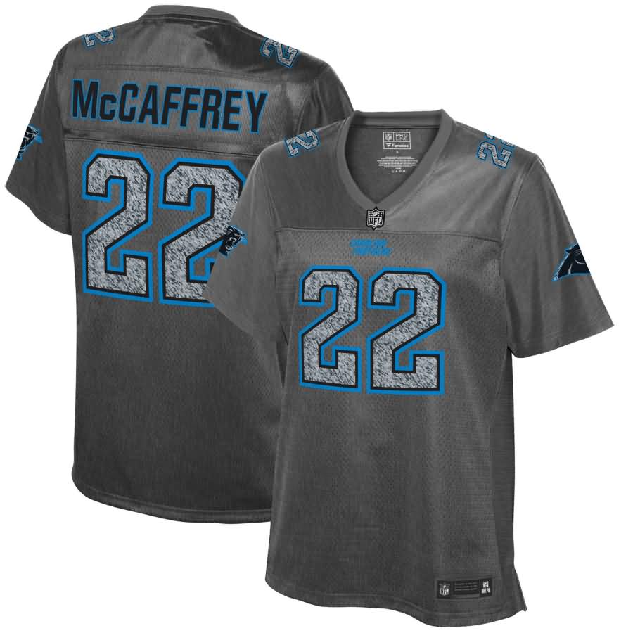 Christian McCaffrey Carolina Panthers NFL Pro Line Women's Static Fashion Jersey - Gray