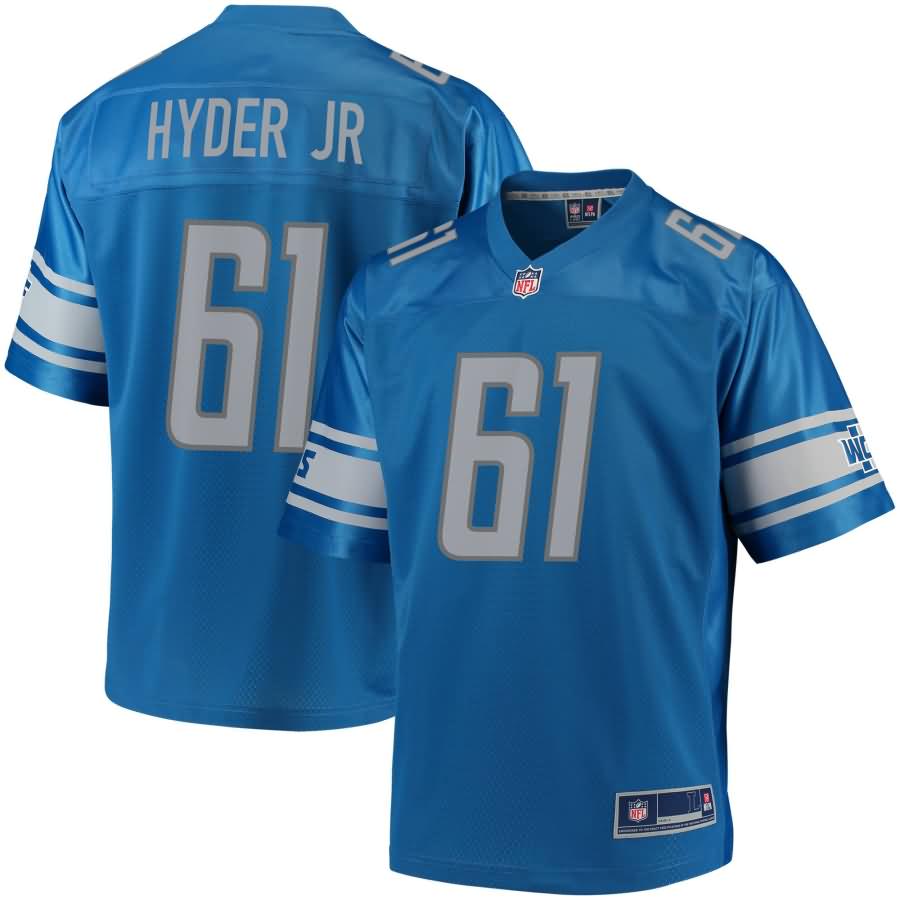 Kerry Hyder Jr. Detroit Lions NFL Pro Line Team Color Player Jersey - Blue