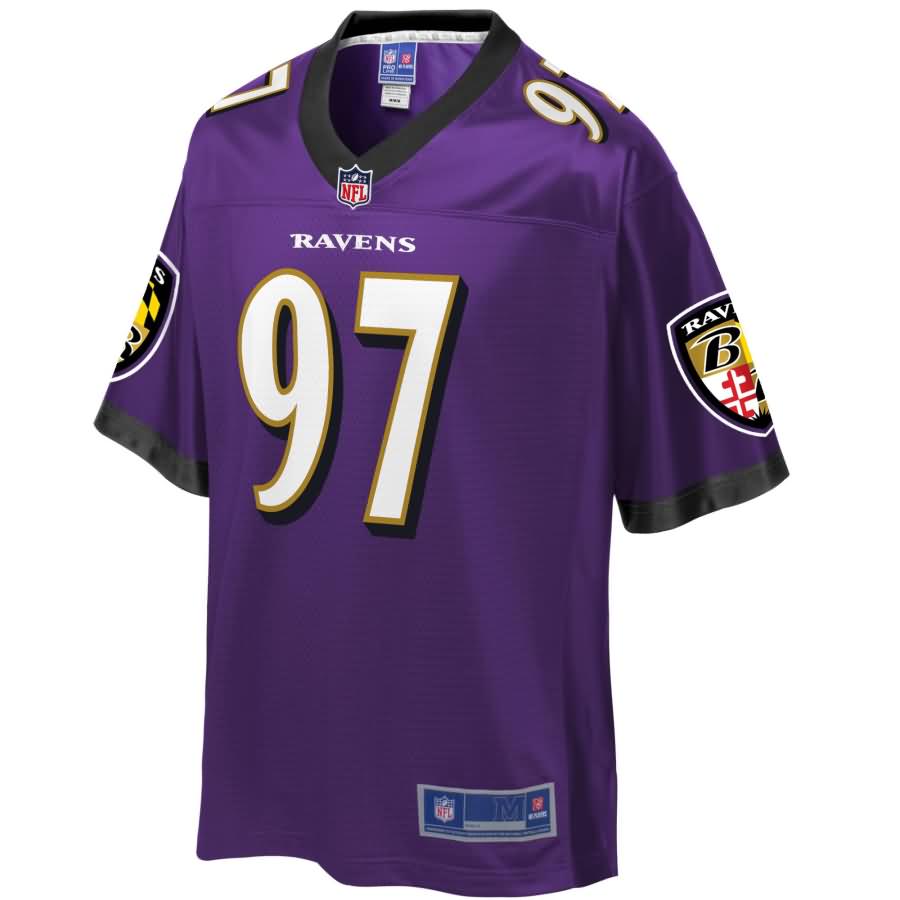 Michael Pierce Baltimore Ravens NFL Pro Line Team Color Player Jersey - Purple