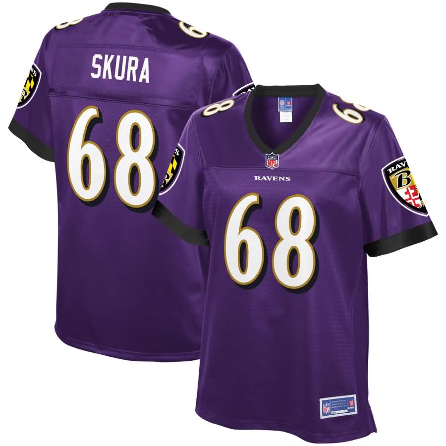 Matt Skura Baltimore Ravens NFL Pro Line Women's Team Color Player Jersey - Purple