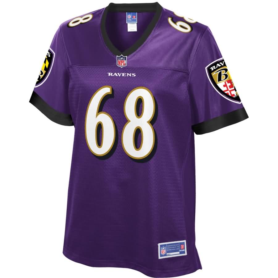 Matt Skura Baltimore Ravens NFL Pro Line Women's Team Color Player Jersey - Purple