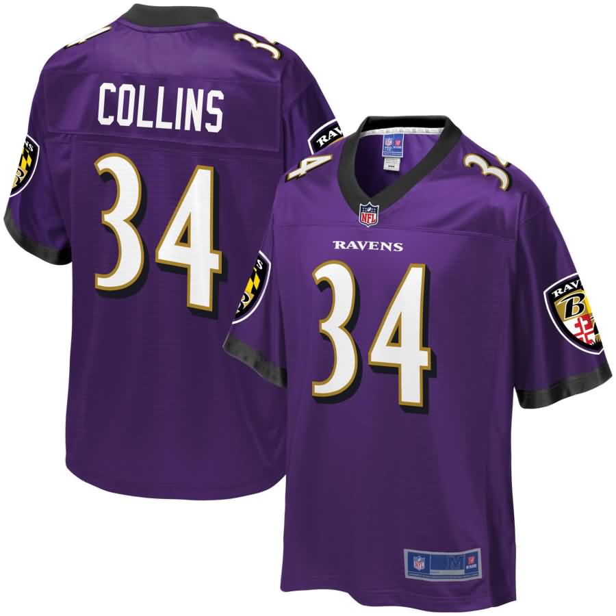 Alex Collins Baltimore Ravens NFL Pro Line Youth Team Color Player Jersey - Purple