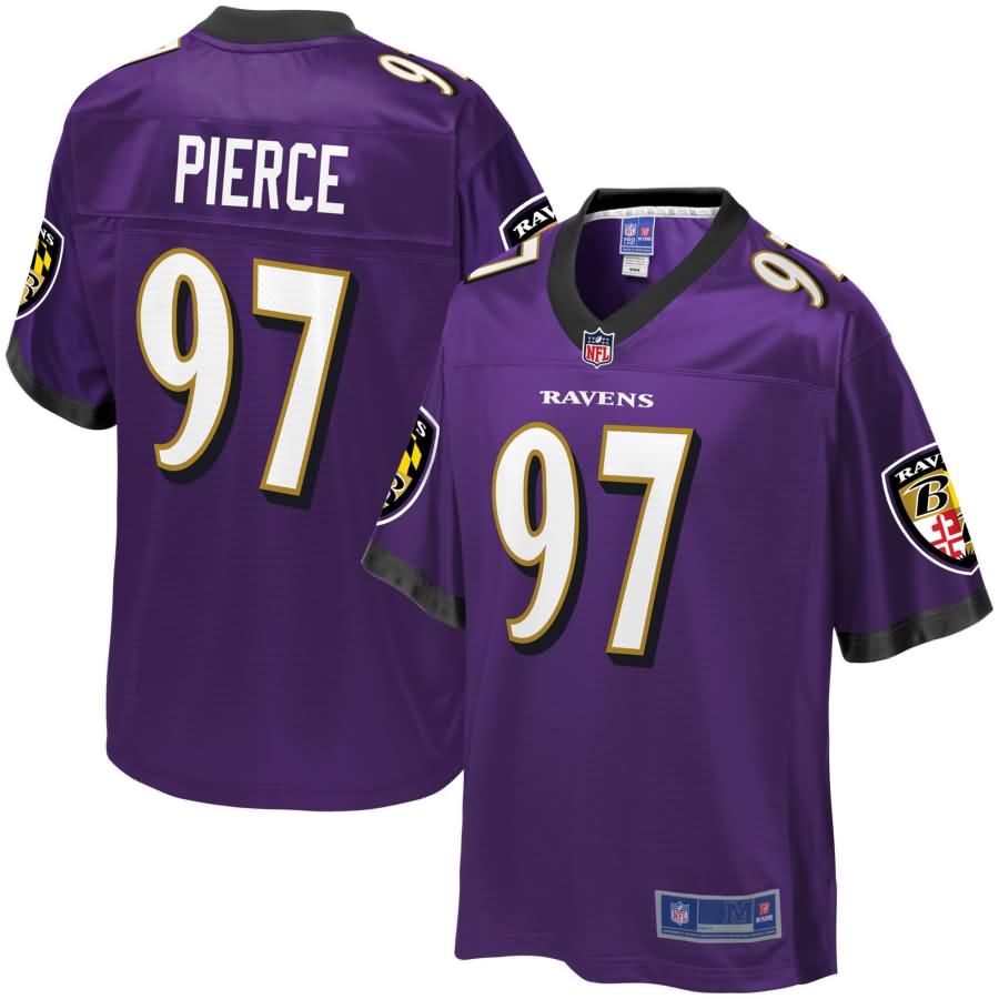 Michael Pierce Baltimore Ravens NFL Pro Line Youth Team Color Player Jersey - Purple