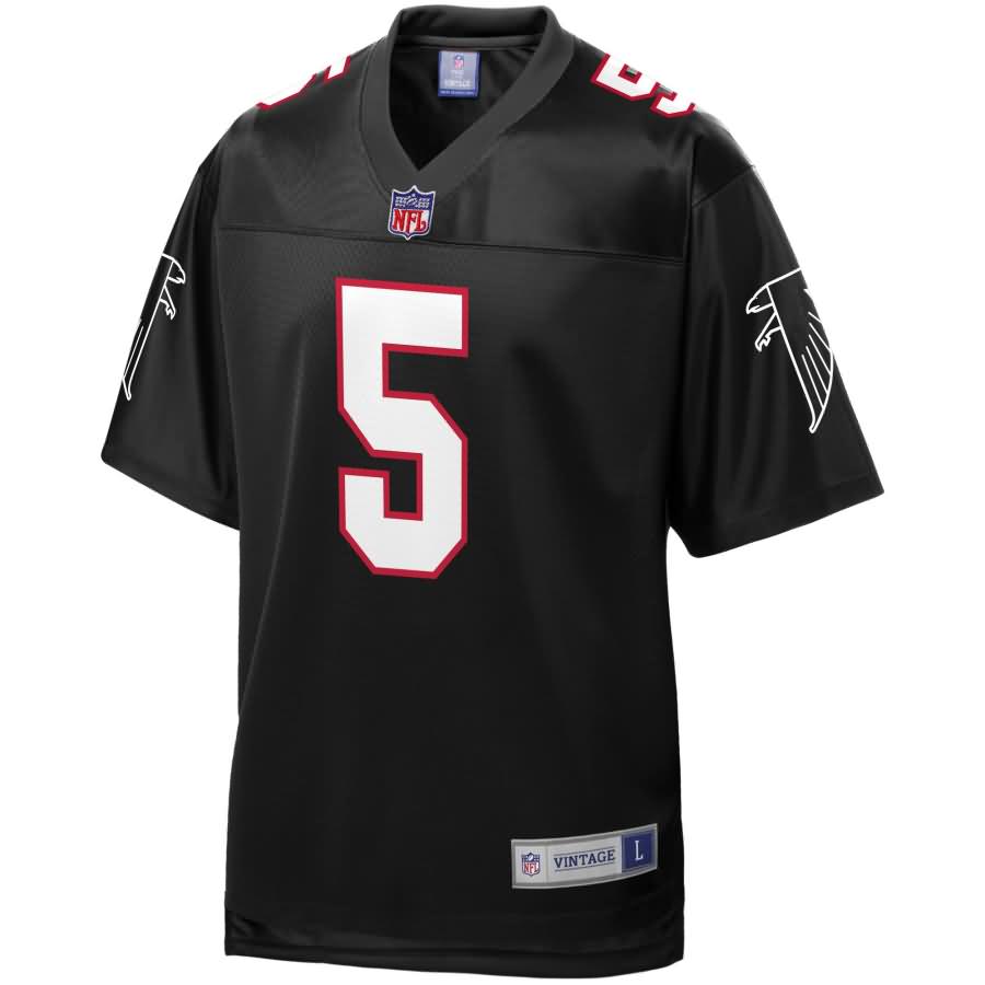 Morten Andersen Atlanta Falcons NFL Pro Line Retired Player Football Jersey - Black